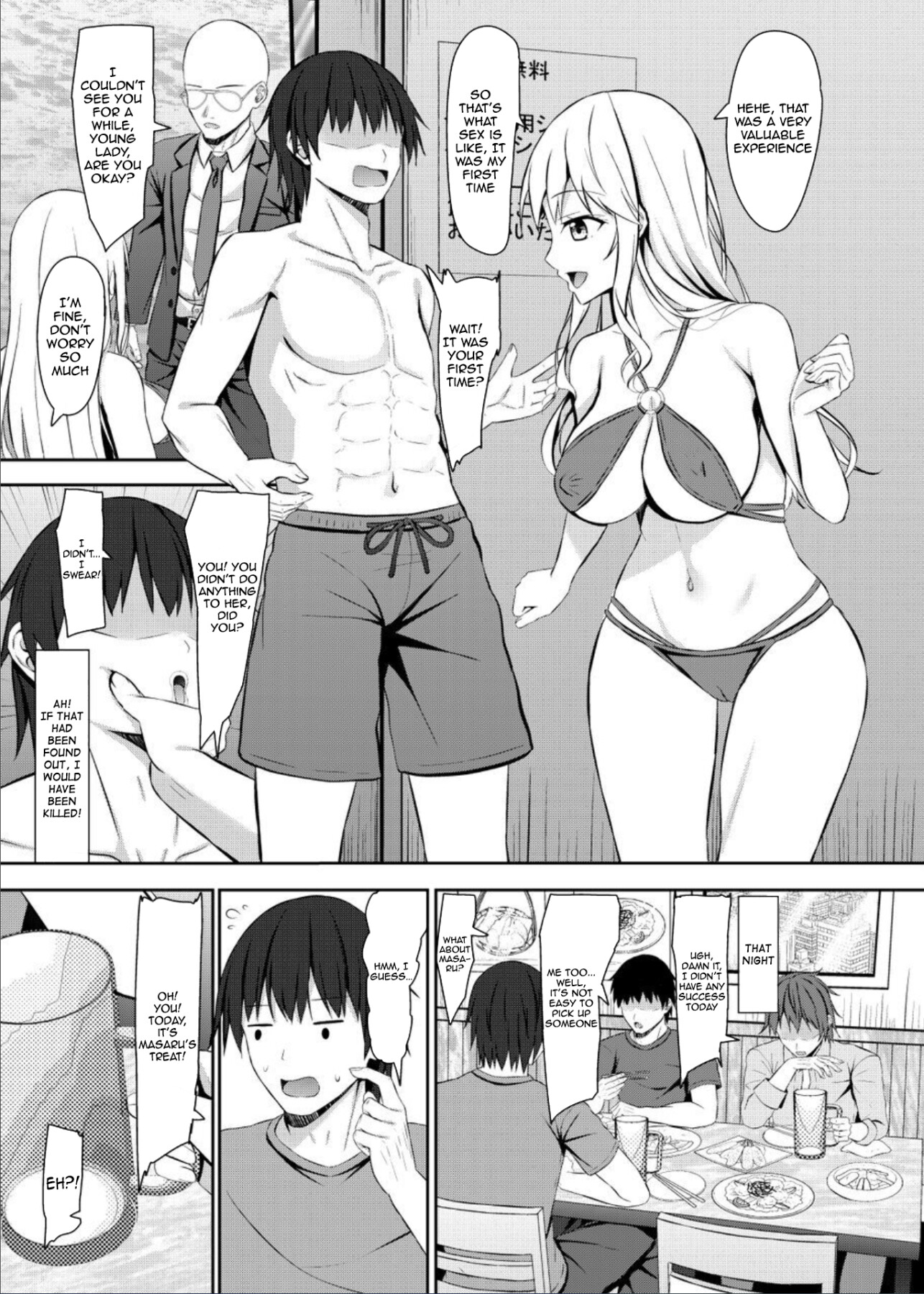 Hentai Manga Comic-A high school girl is a noble lady who is interested in having sex with a guy who hits on her-Read-23